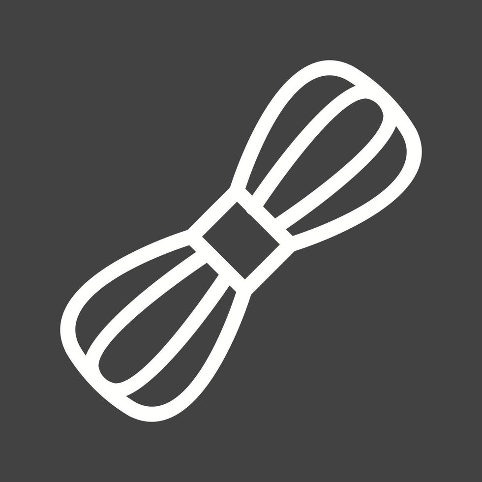 Yarn Line Inverted Icon vector