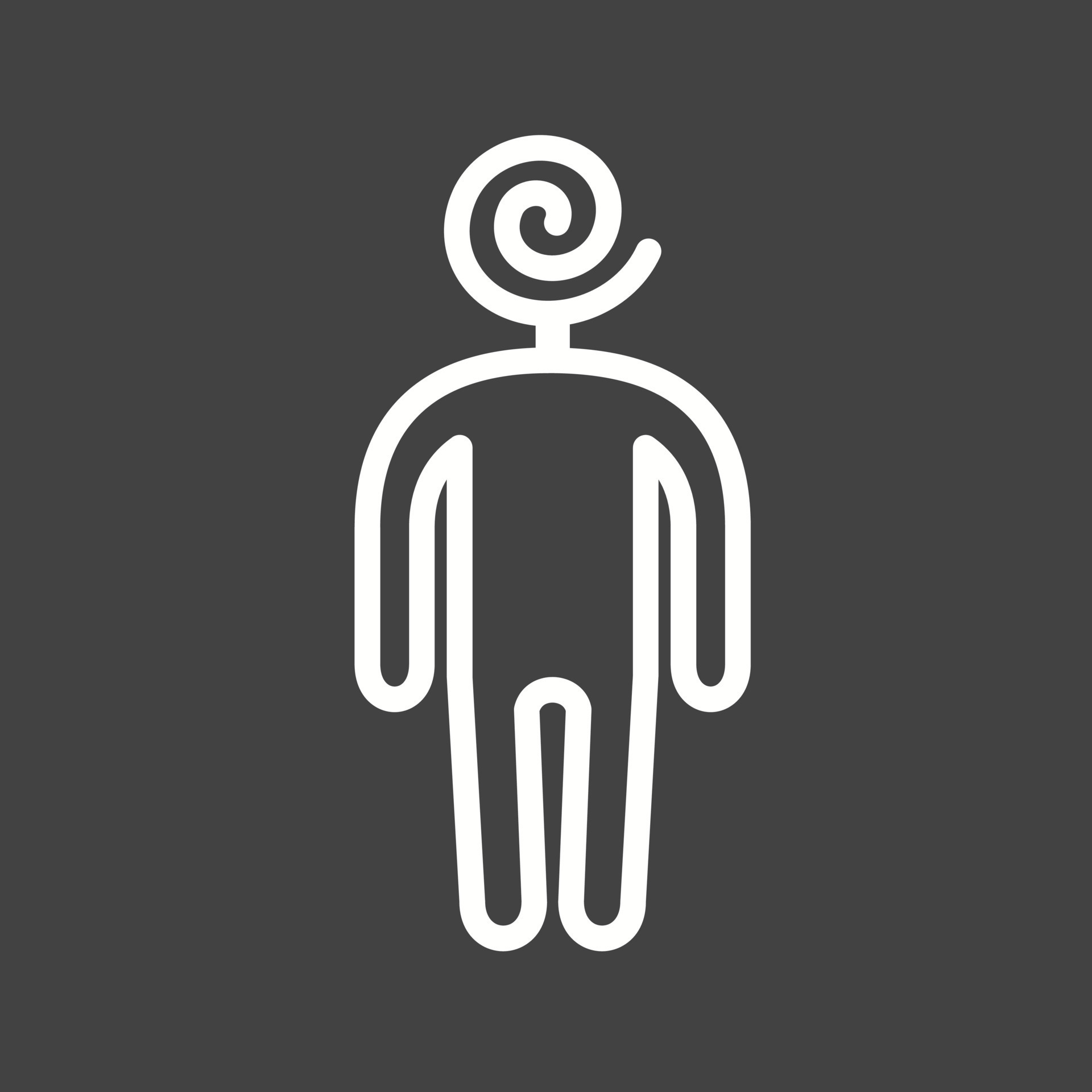 Sweet Line Inverted Icon 14344125 Vector Art at Vecteezy