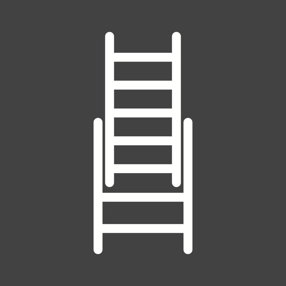 Ladders Line Inverted Icon vector