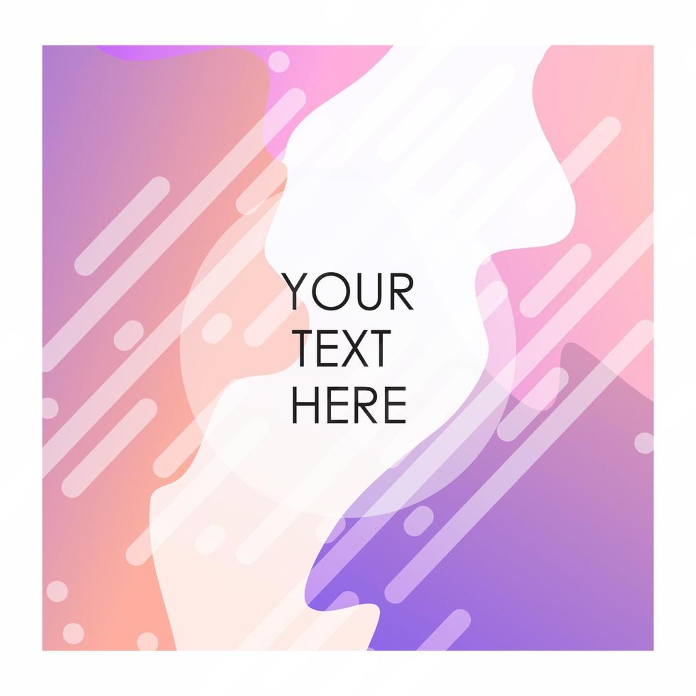 Colorful background with typography vector