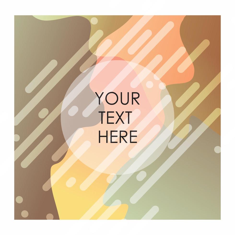 Colorful background with typography vector