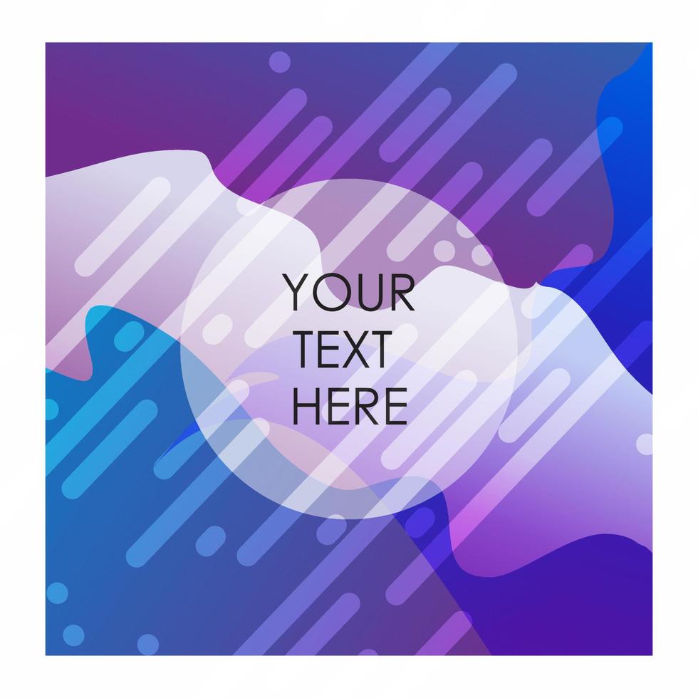 Colorful background with typography vector