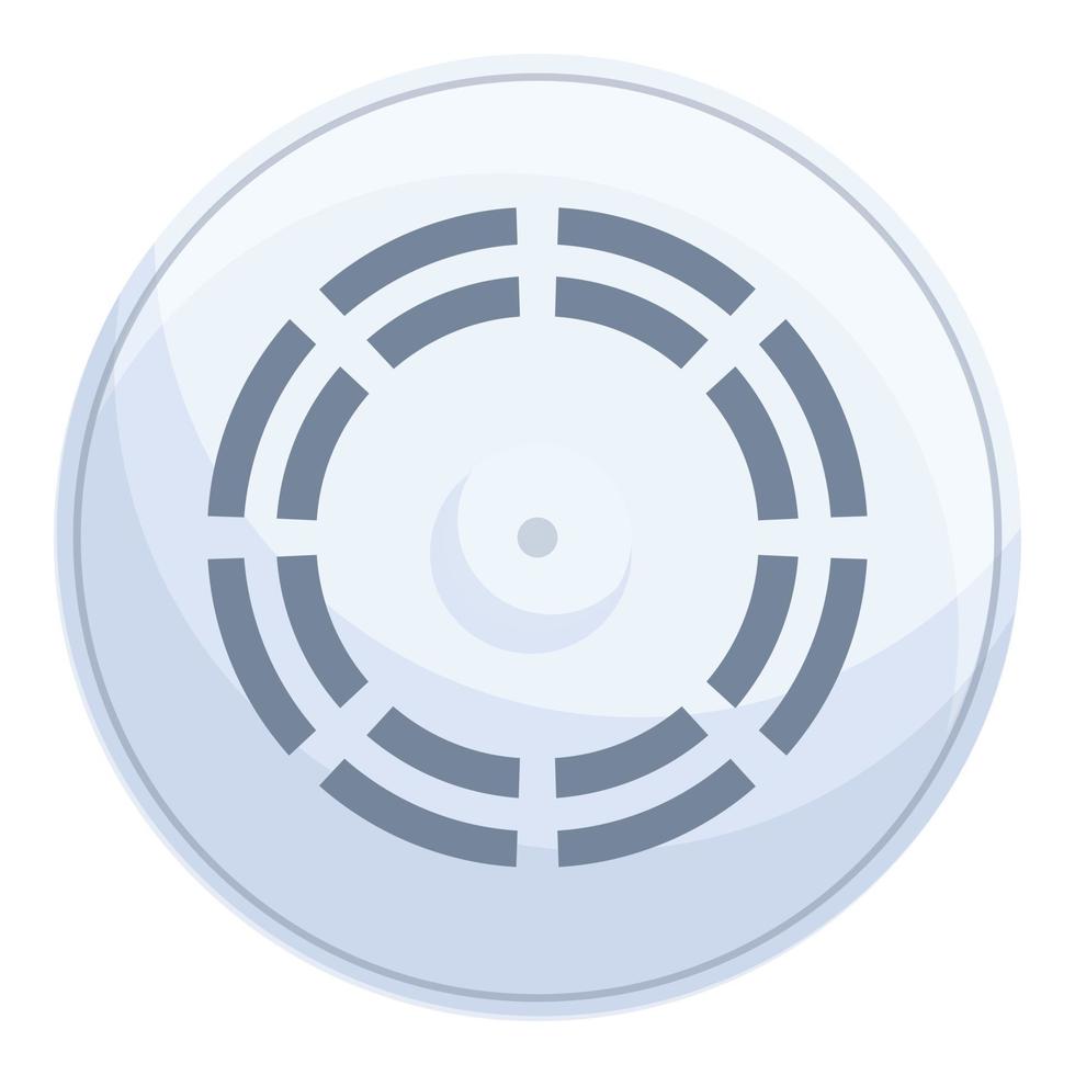 Smoke detector equipment icon cartoon vector. Alarm fire vector