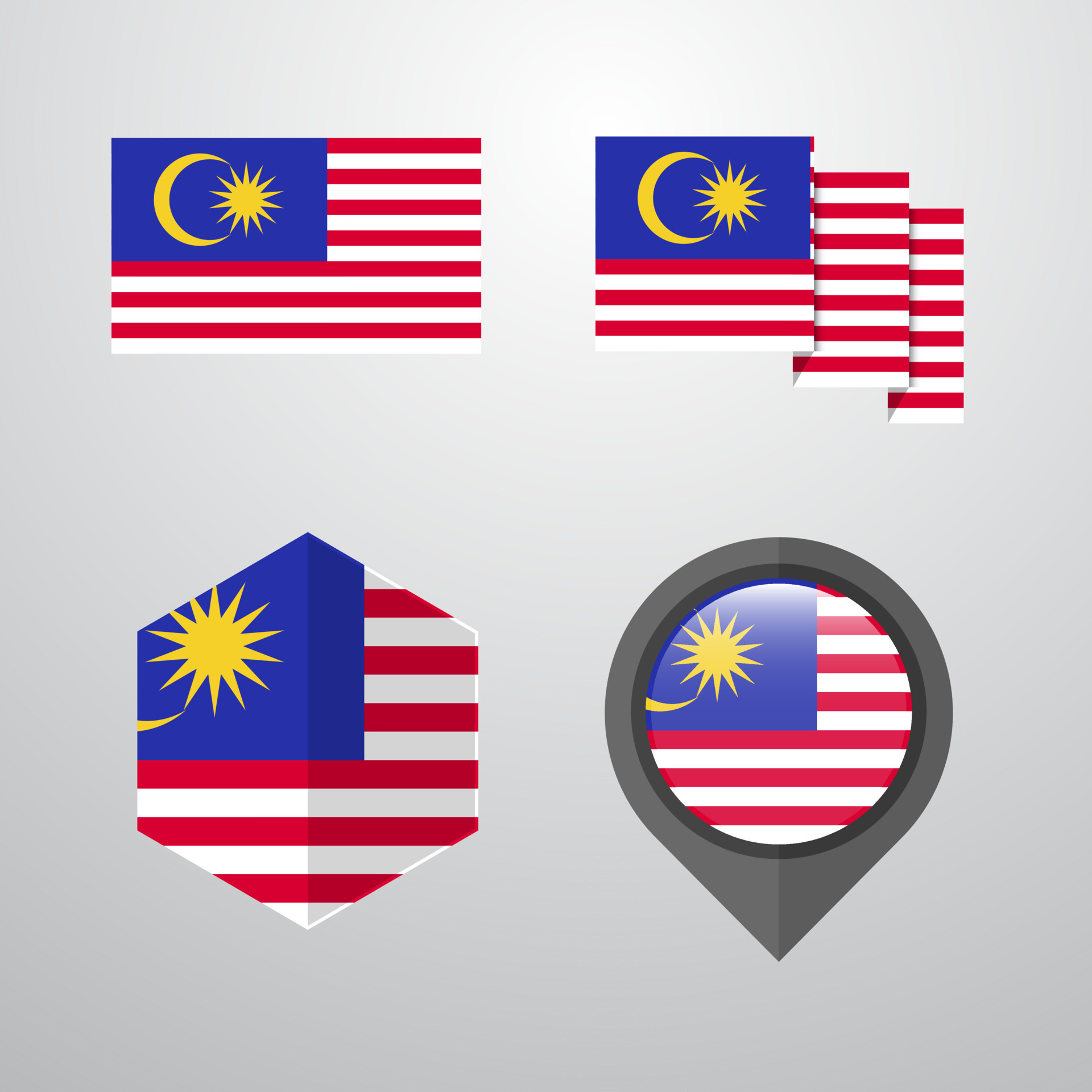Malaysia Flag Design Set Vector 14346952 Vector Art At Vecteezy Malaysia Flag Design Set Vector 14346952 Vector Art At Vecteezy