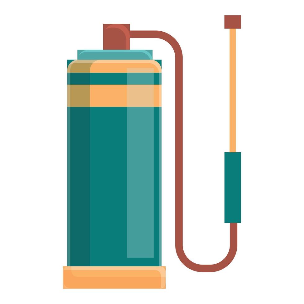 Chemical control tool icon cartoon vector. Gas bottle vector