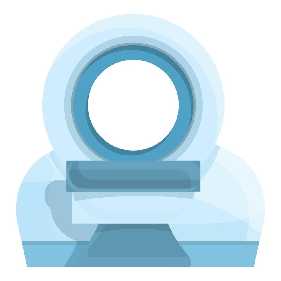 Mri machine icon cartoon vector. Xray radiology vector