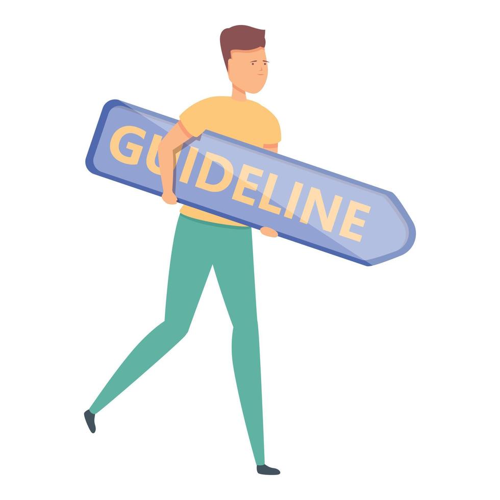 Brand guideline icon cartoon vector. Build word vector