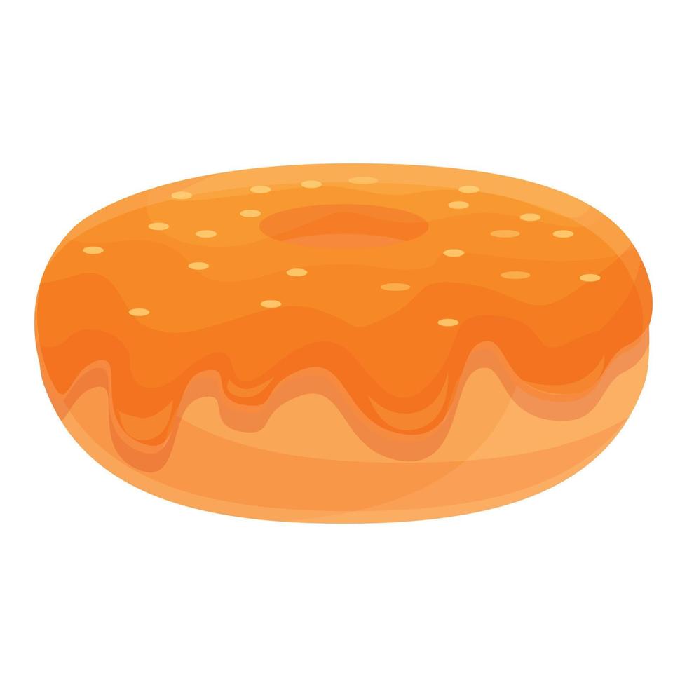 Sweet donut icon cartoon vector. Sugar cake vector