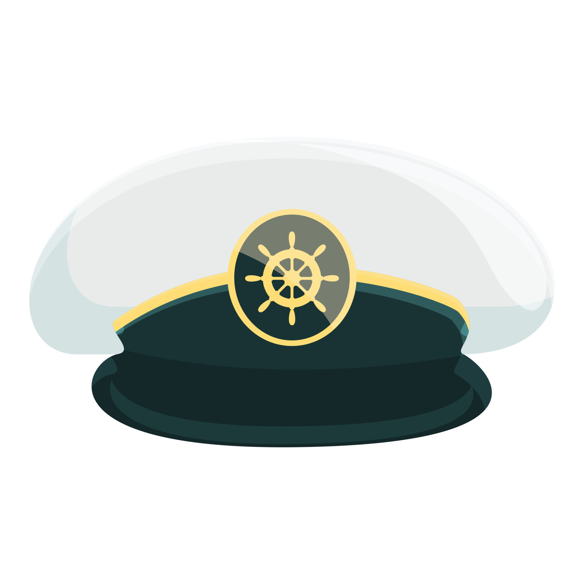 Sea captain hat icon, cartoon style 14347139 Vector Art at Vecteezy