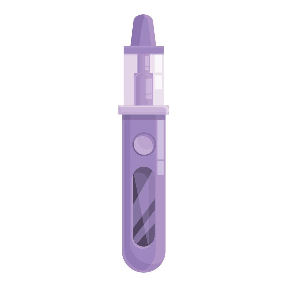 Ecigarette icon cartoon vector. Eletronic vape vector
