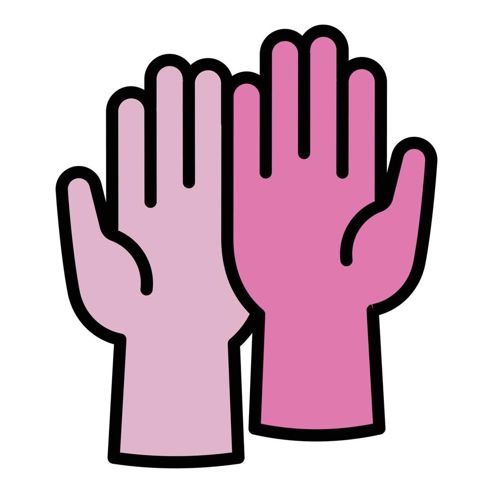 Hand care icon outline vector. Work service vector