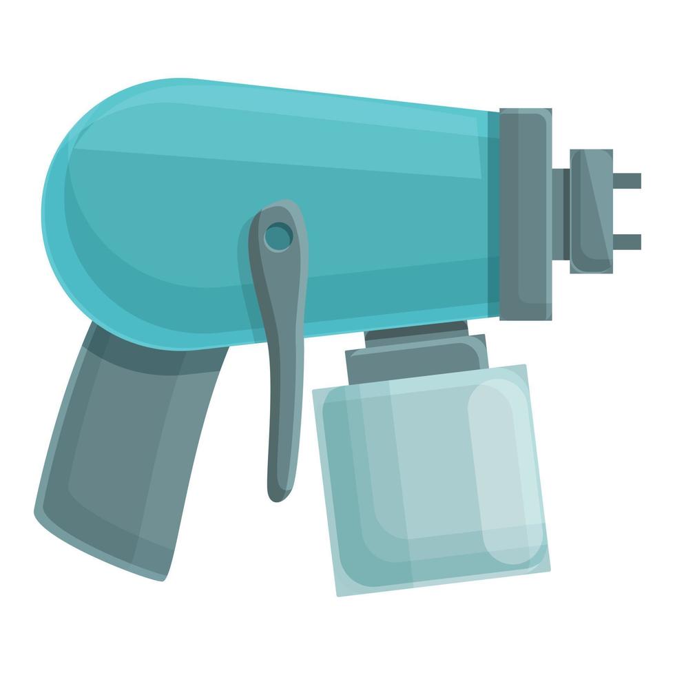 Car painter icon cartoon vector. Spray gun vector