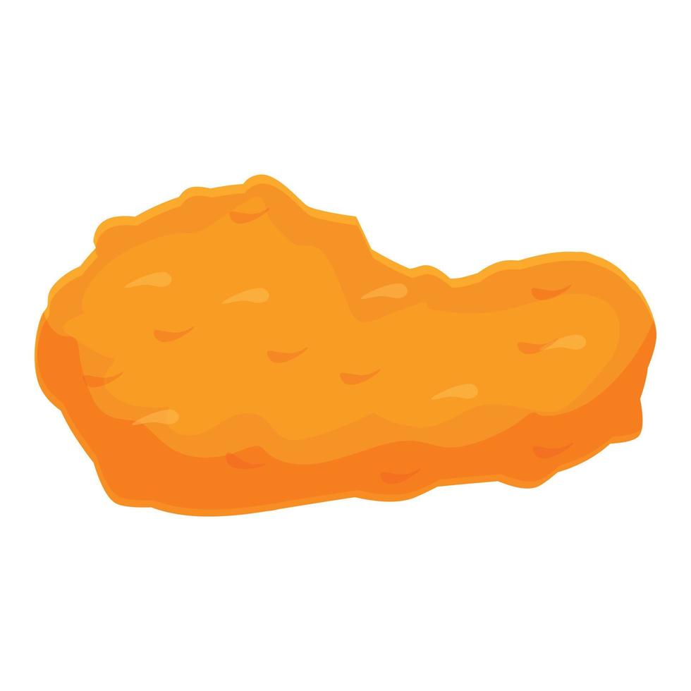 Restaurant nugget icon cartoon vector. Fast food vector