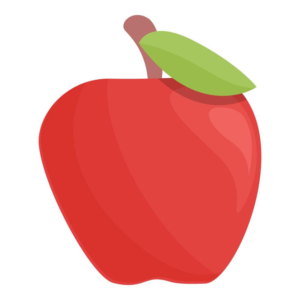 Apple icon cartoon vector. Healthy food vector