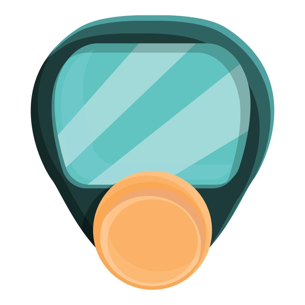 Chemical mask icon cartoon vector. Gas cyberpunk vector
