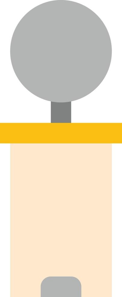 trash bin gabage waste kitchen - flat icon vector