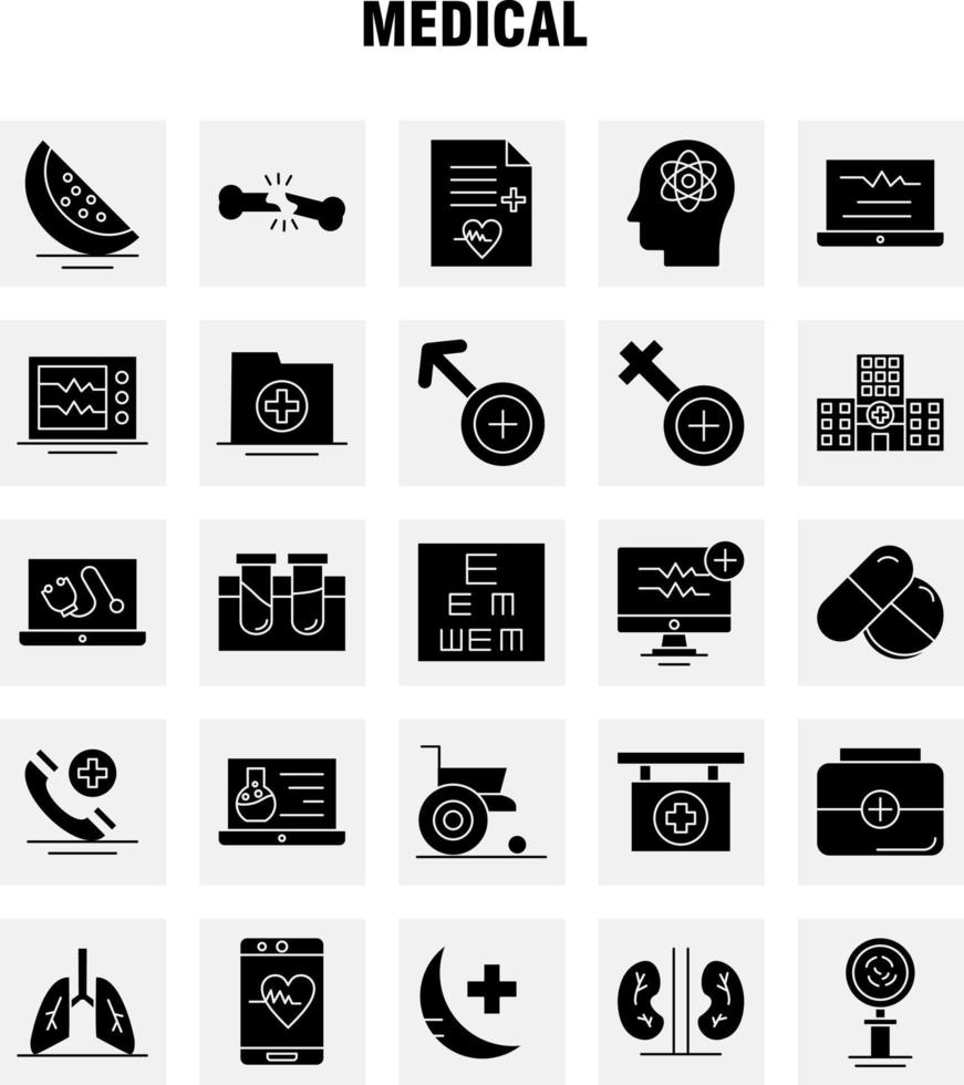 Medical Solid Glyph Icons Set For Infographics Mobile UXUI Kit And Print Design Include Tablets Medical Medicine Science Capsule Formula Medical Medicine Collection Modern Infographic Log vector