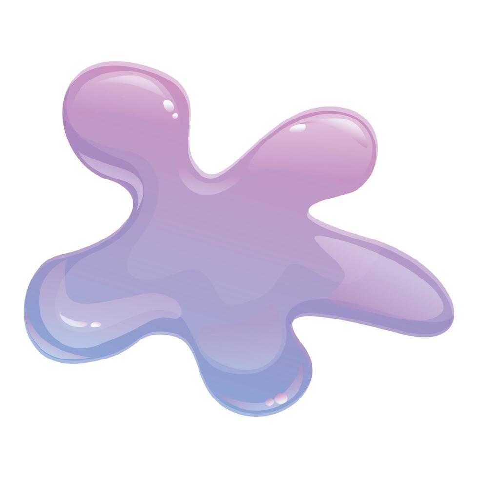 Toxic slime icon cartoon vector. Drip goo vector