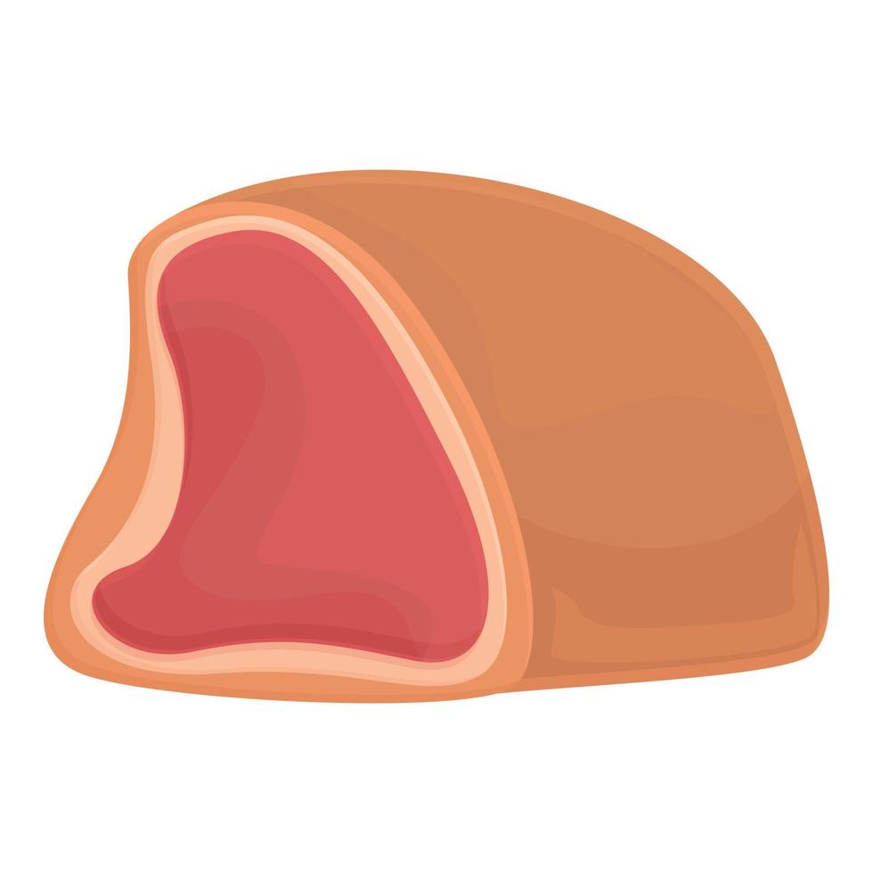 vector de dibujos animados de icono de carne de cordero. comida de cerdo