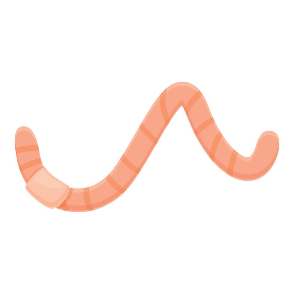 Soil earthworm icon cartoon vector. Cute compost vector