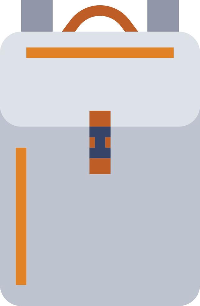 bag computer pack carry accessory - flat icon vector