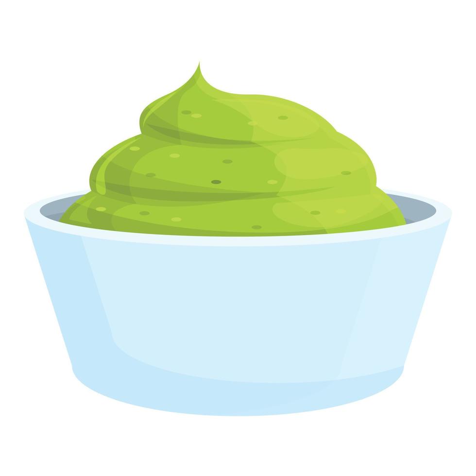 Wasabi ingredient icon, cartoon and flat style vector