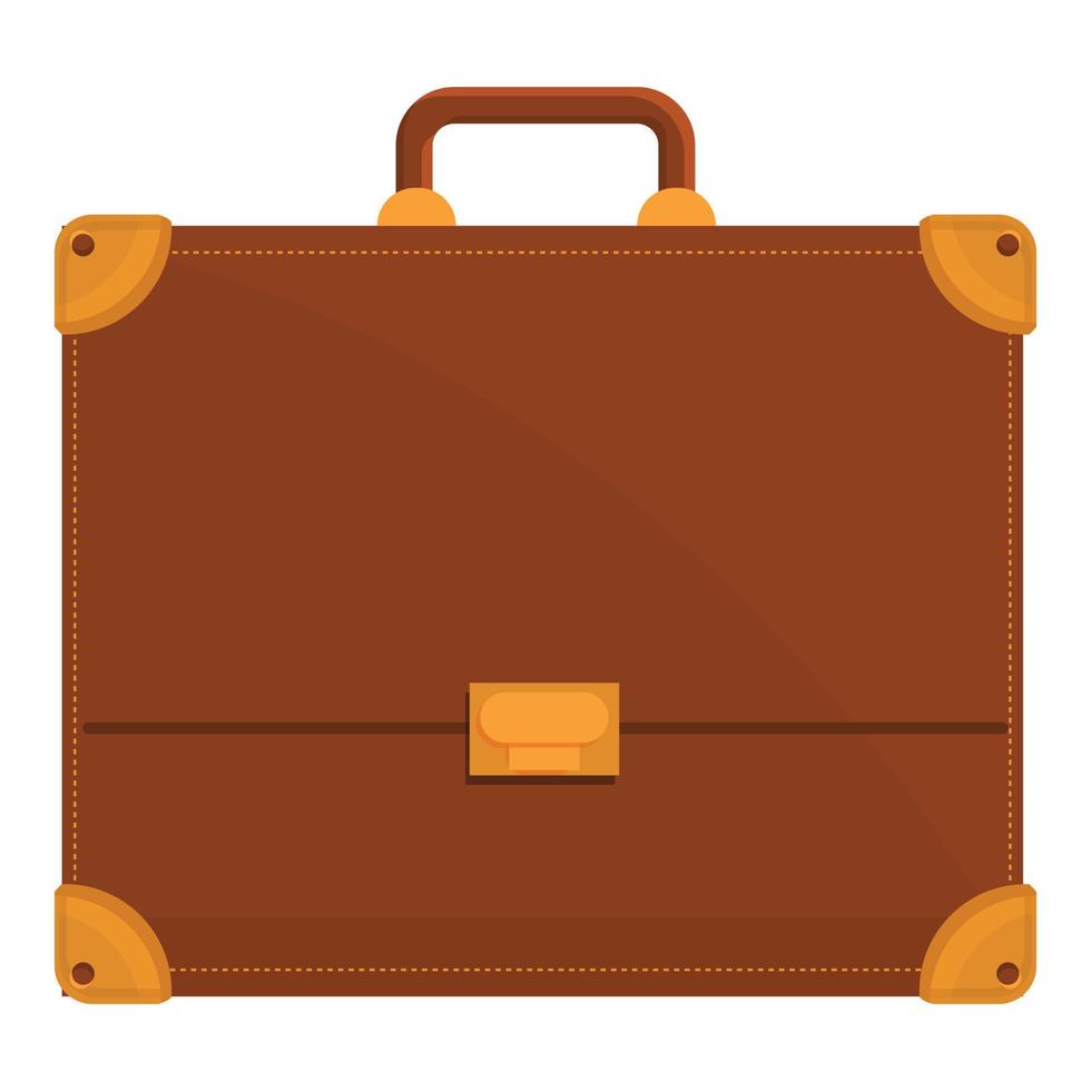 Gadget briefcase icon, cartoon style vector