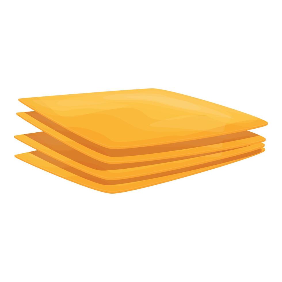 Lasagna slices icon cartoon vector. Lasagne pasta vector