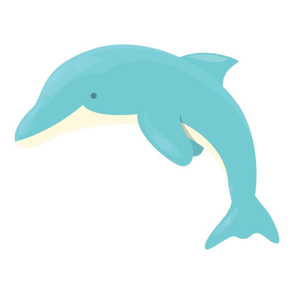 Dolphin show icon cartoon vector. Sea animal vector