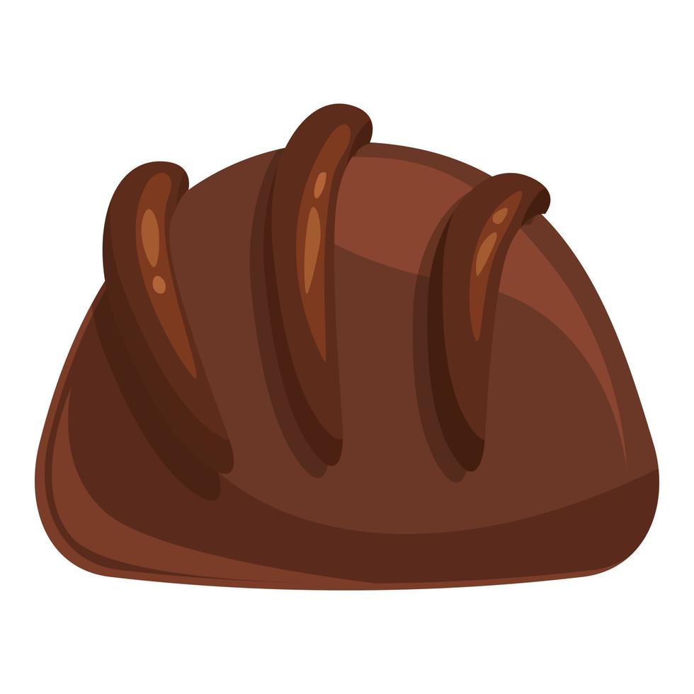 Choco bonbon icon cartoon vector. Candy piece vector