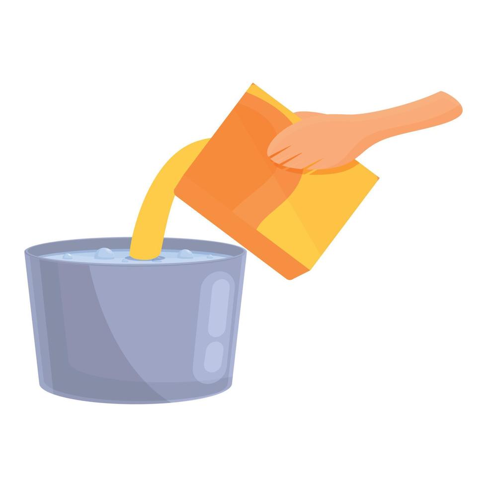 Boiling food icon, cartoon style vector