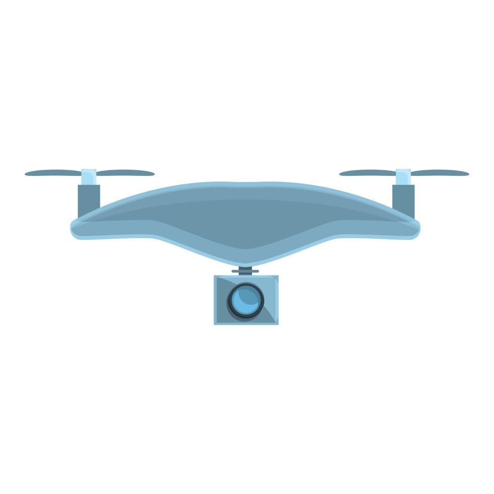 Drone technology spy icon, cartoon style vector