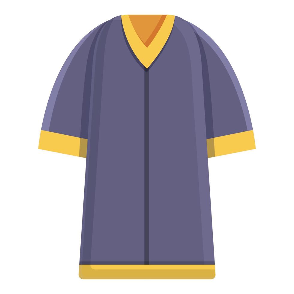 Degree clothes icon, cartoon style vector