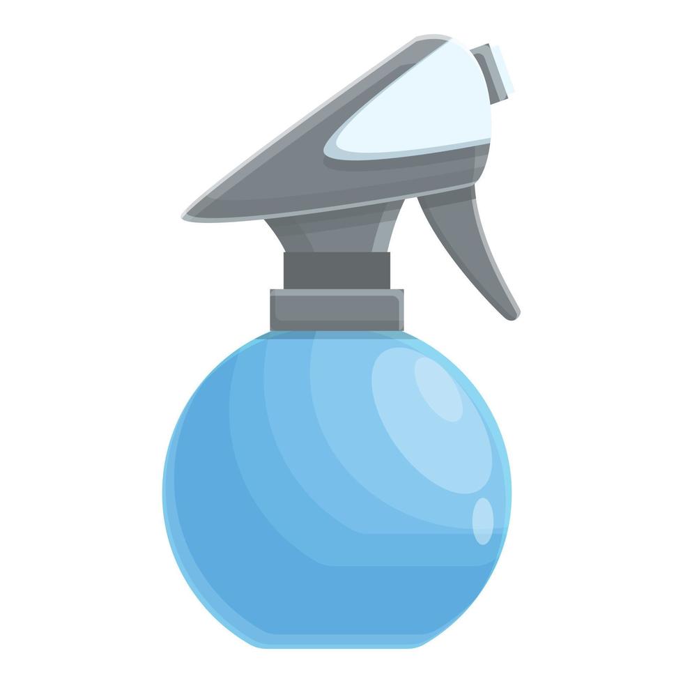 icono de spray redondo, estilo de dibujos animados vector