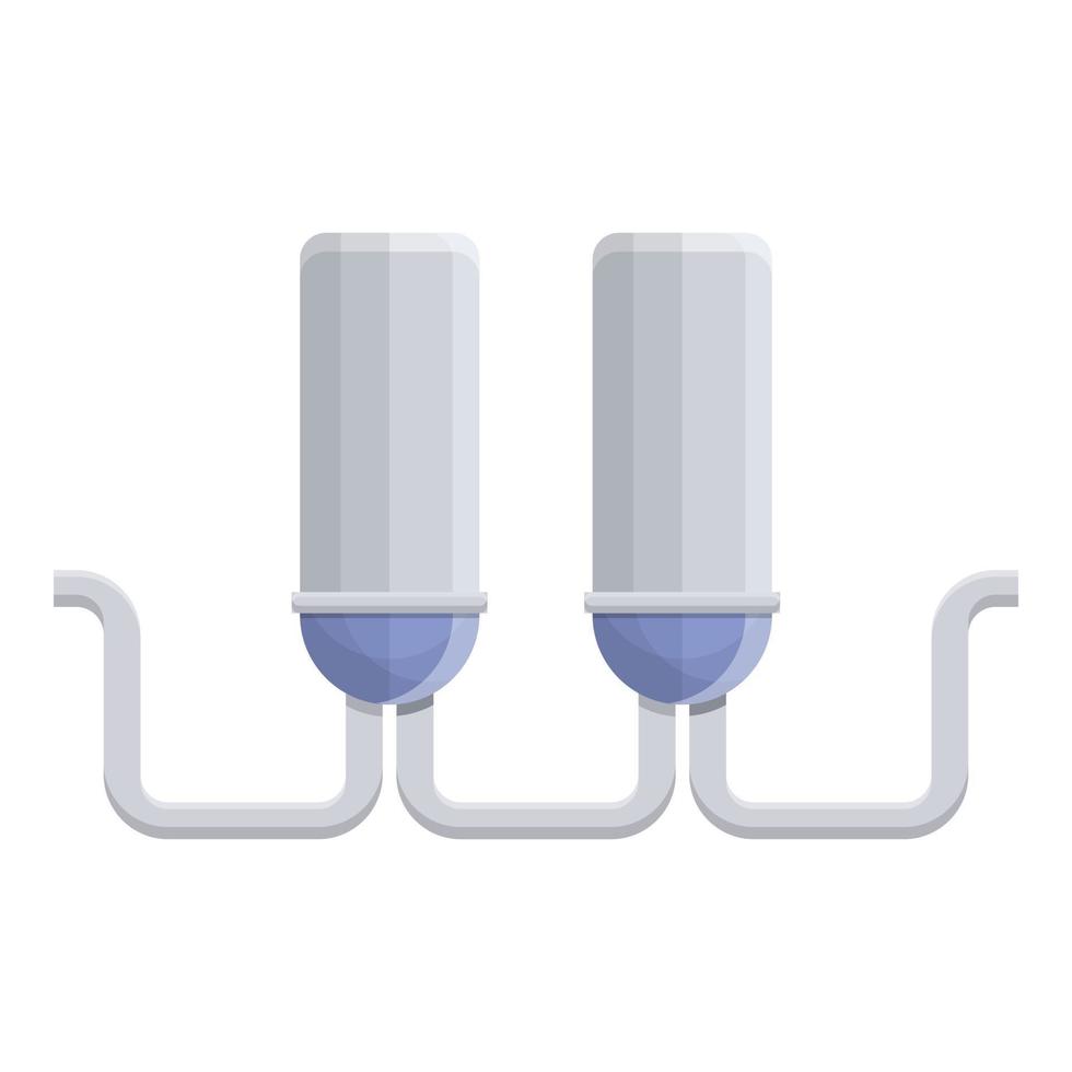 Filter water purification icon, cartoon style vector