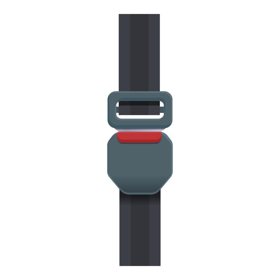 Travel seatbelt icon cartoon vector. Car belt vector