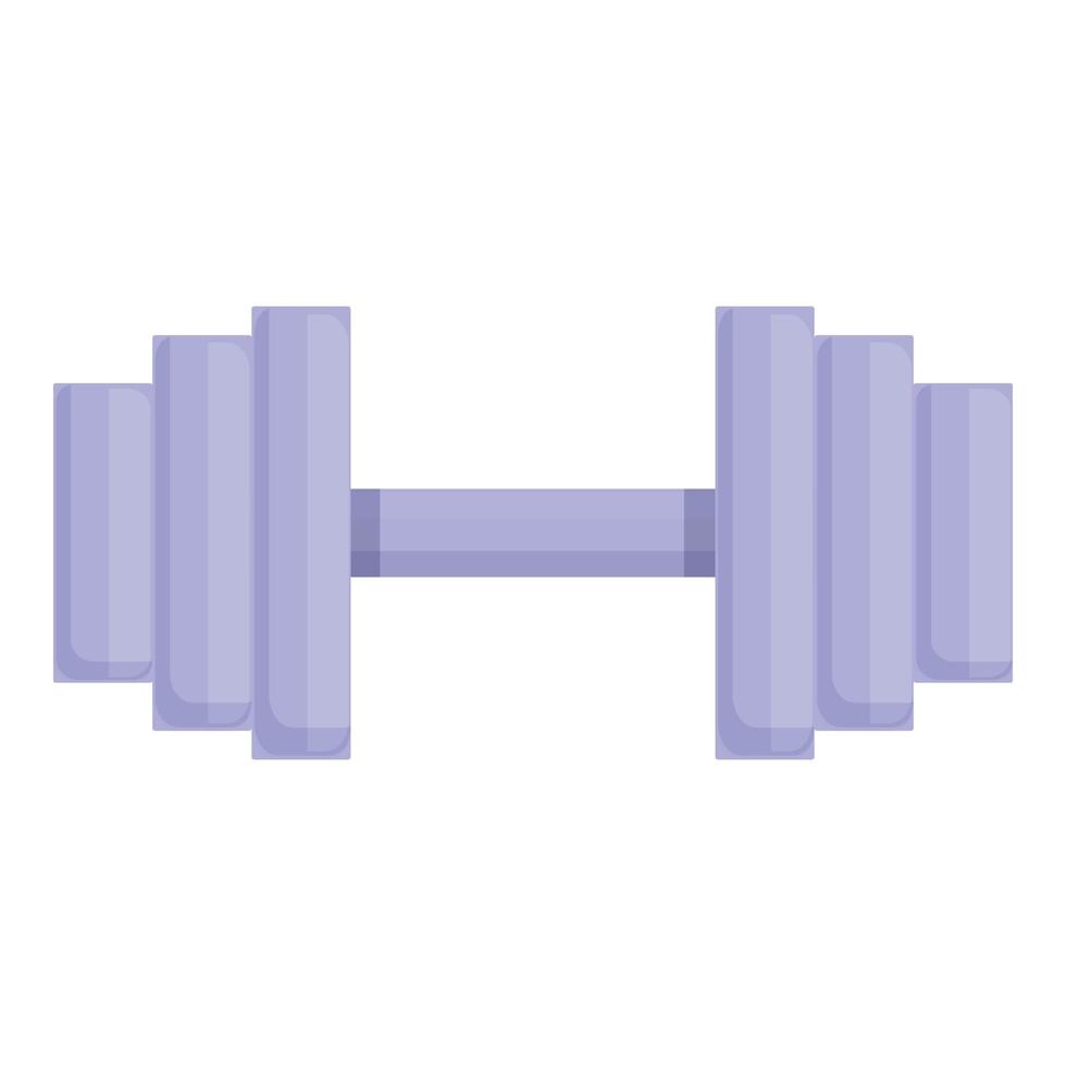 Dumbbell icon cartoon vector. Fitness gym vector