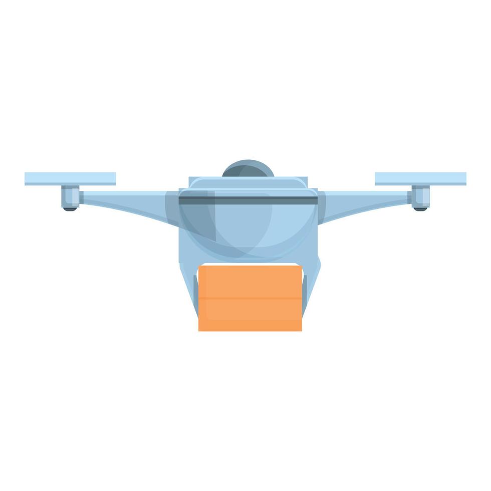 Drone technology aircraft icon, cartoon style vector