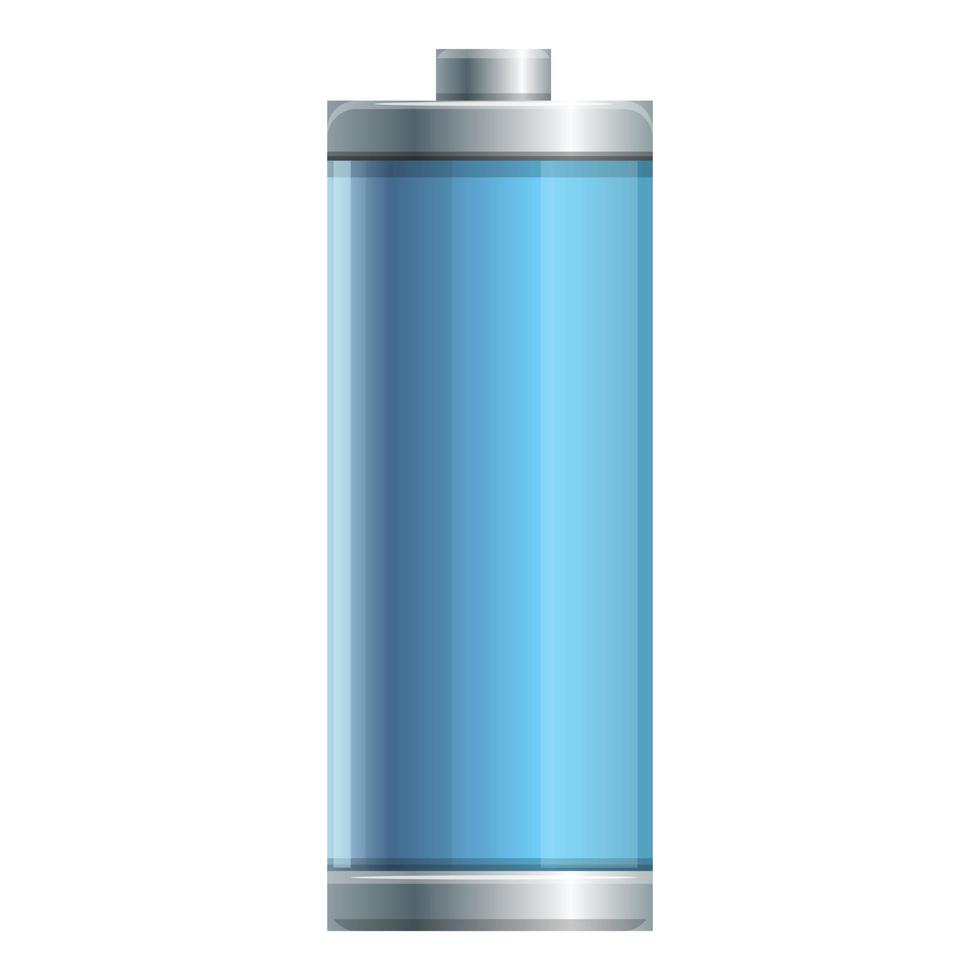 Battery icon cartoon vector. Energy recharge vector