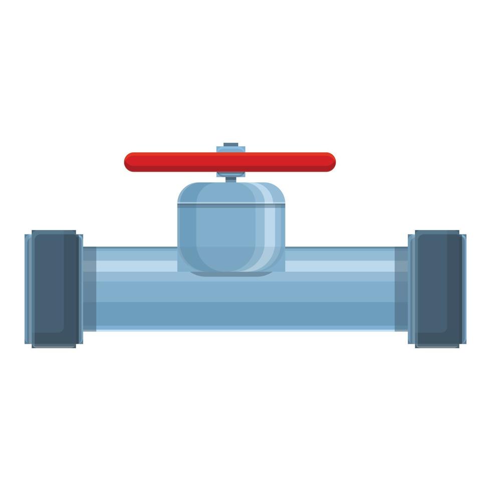 Manufacture pipe icon, cartoon style vector