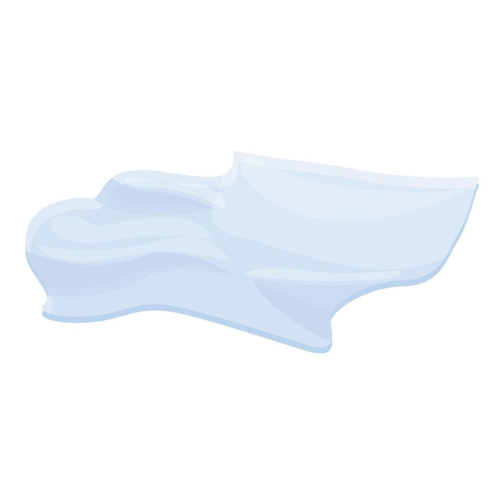 Tissue cloth icon, cartoon style vector