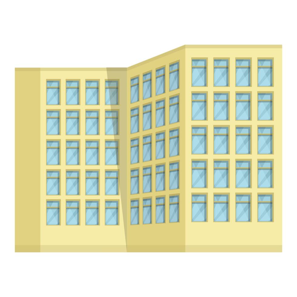 Multistory icon cartoon vector. Residential building vector