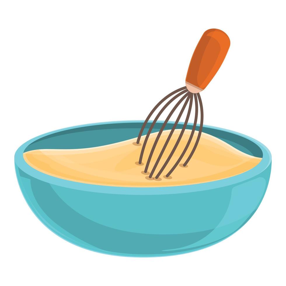 Dough hand mixer icon, cartoon style 14349611 Vector Art at Vecteezy