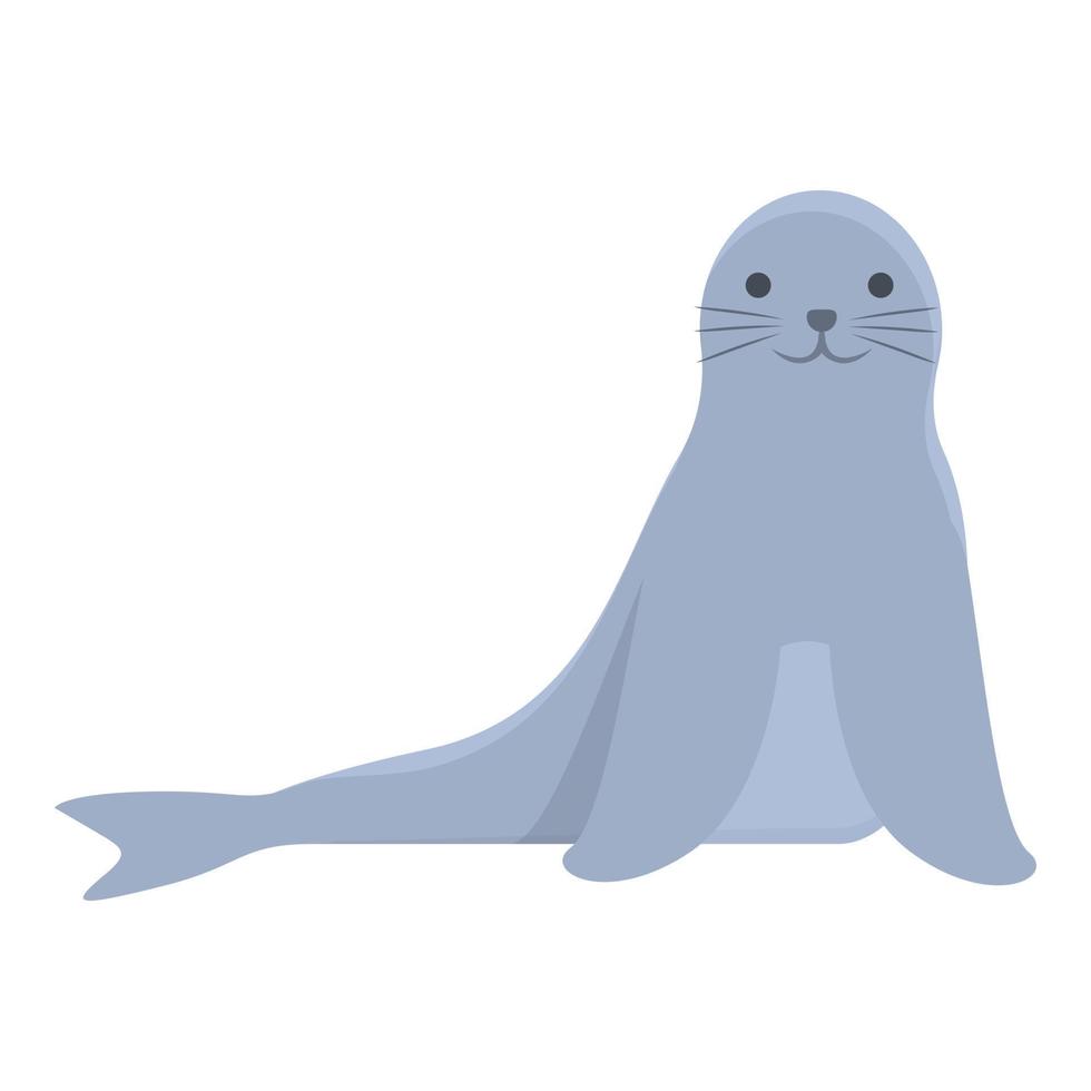 Alaska walrus icon cartoon vector. Arctic animal vector