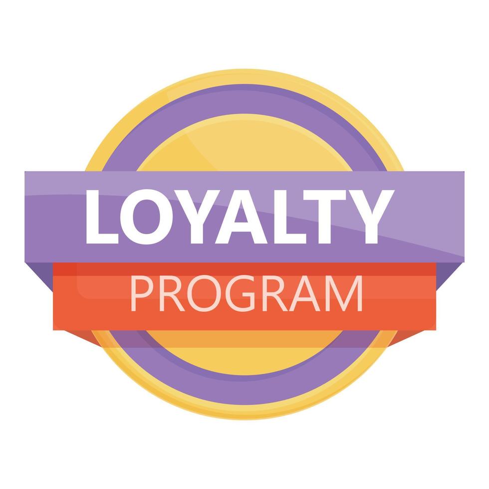 Loyalty program service icon cartoon vector. Customer card vector