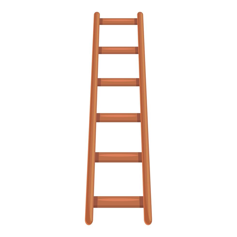 Inventory ladder icon, cartoon style vector