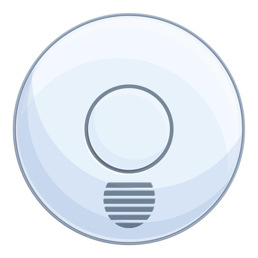 vector de dibujos animados de icono de detector de humo doméstico. alarma de incendio