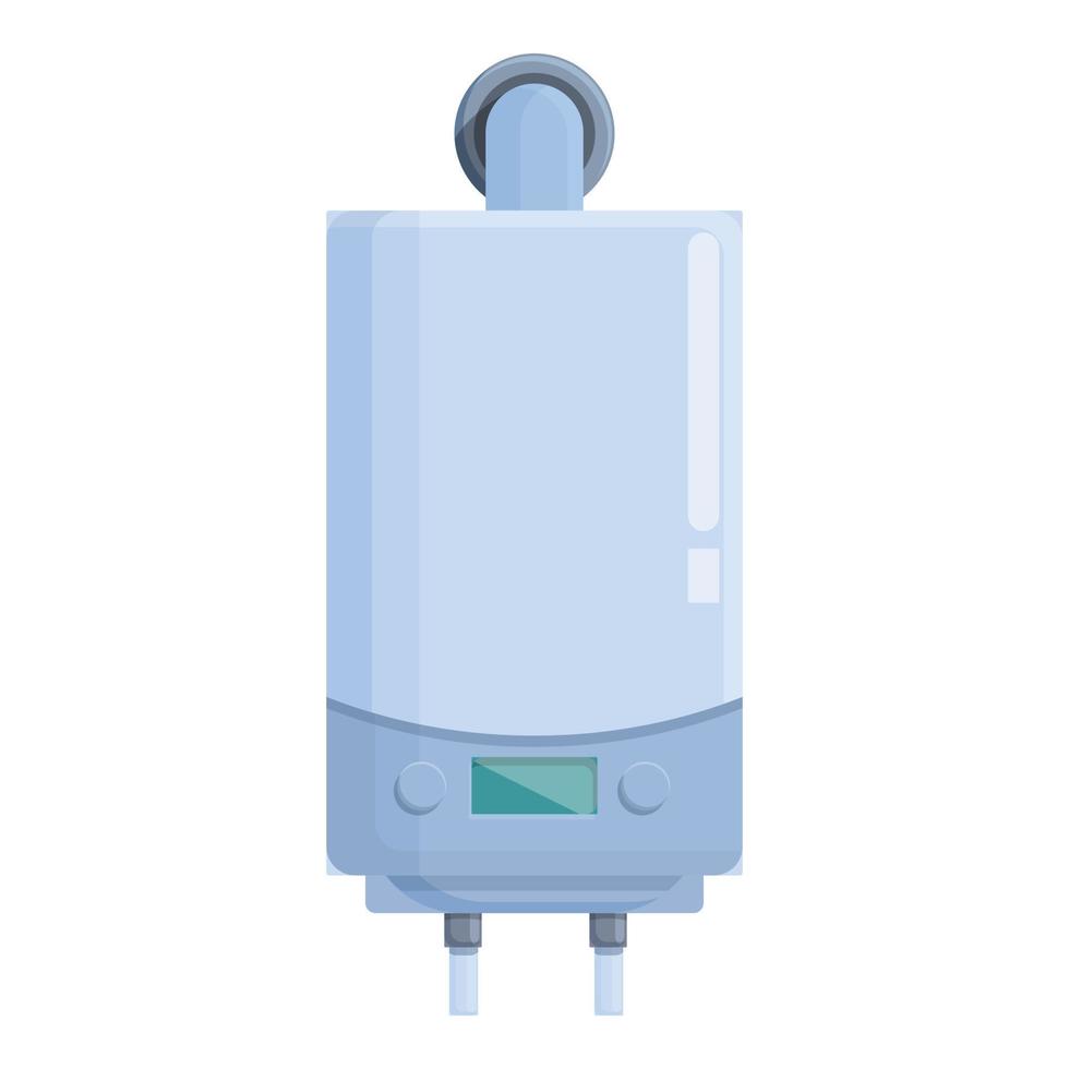 Gas boiler heater icon cartoon vector. House heat vector