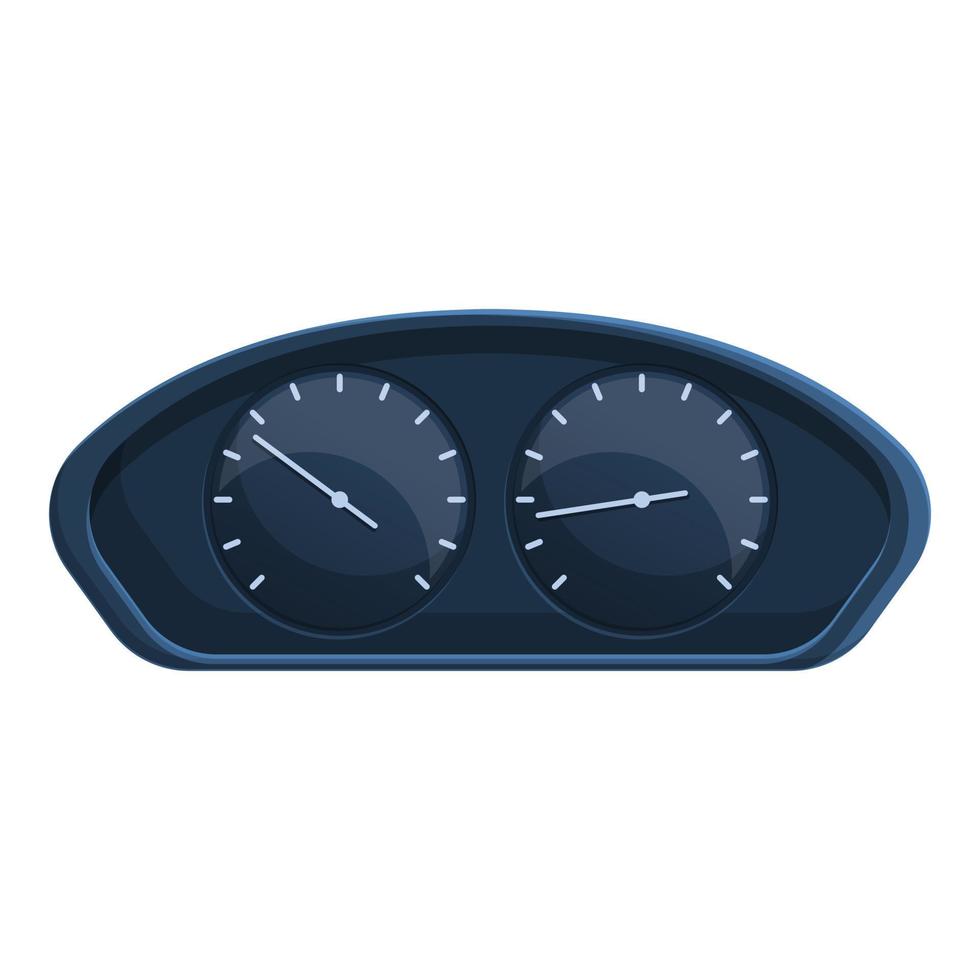 Car dashboard icon, cartoon style vector