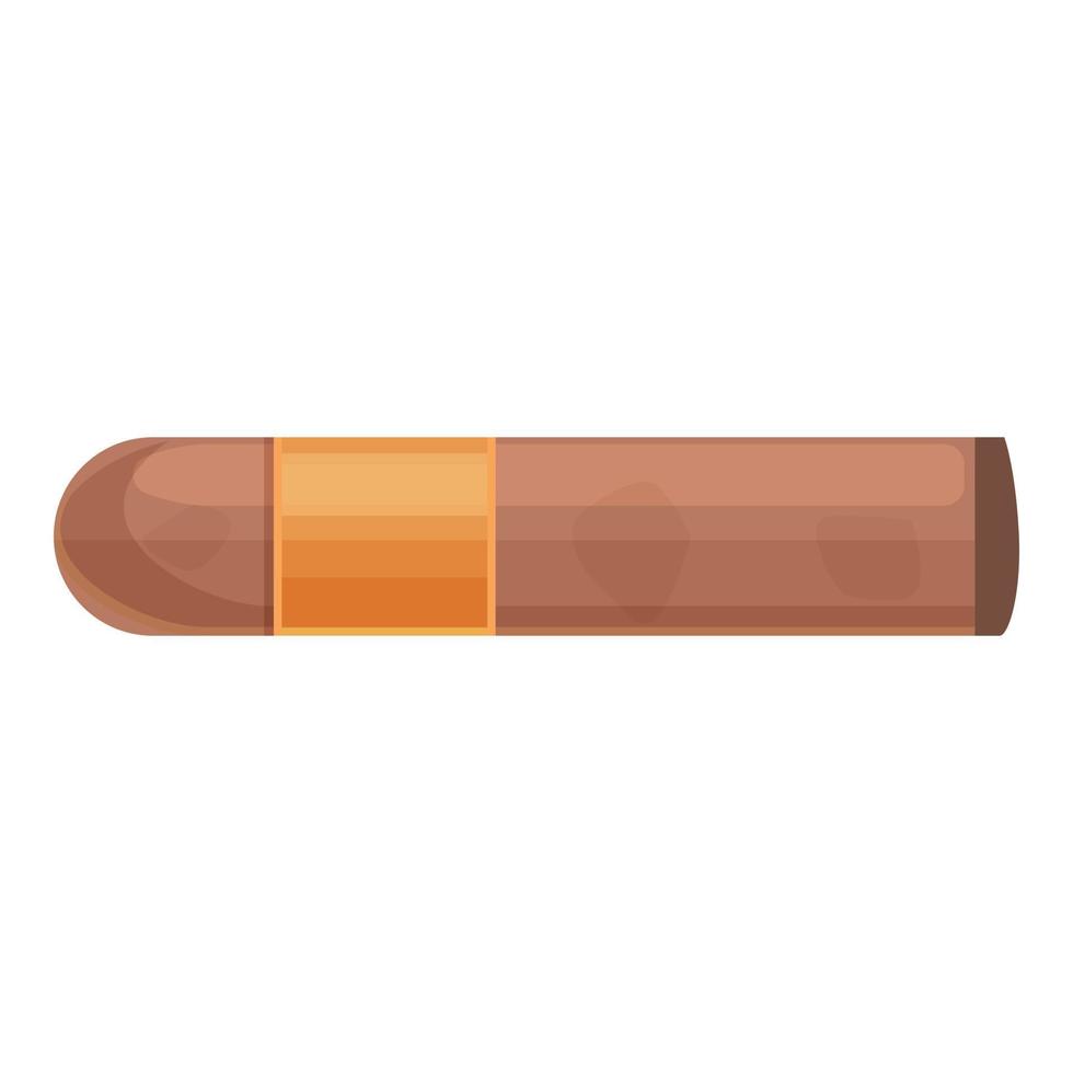 Paper cigar icon cartoon vector. Smoke pack vector